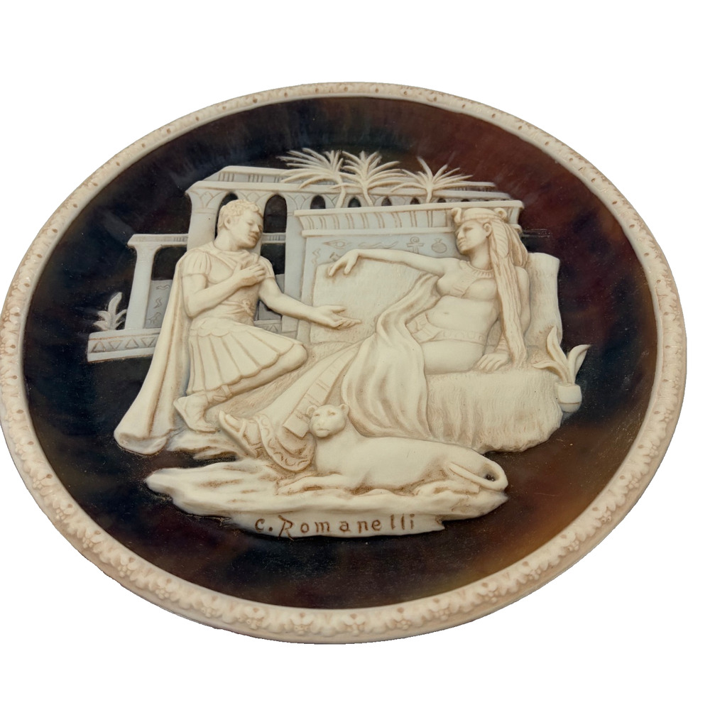 Vintage 1979 Limited-Edition Carl Romanelli's Collector Plate "Antony and Cleopa